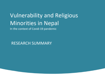 Vulnerability and Religious Minorities in Nepal In the context of Covid-19 pandemic