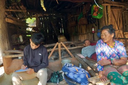 Community visit by fellow teacher