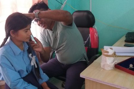 ENT Checkup by doctor